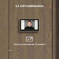 EZVIZ CP2 Gold 2MP kabellose Video-Türklingel mit 4.3" Farb-Touchscreen – Ansicht 2