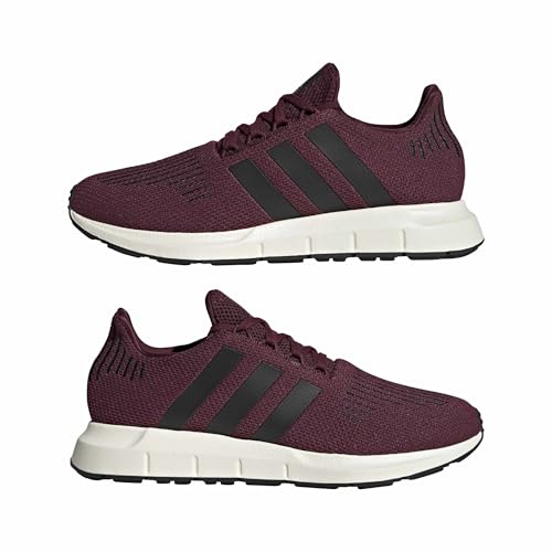 Adidas Men's Swift Run 1.0, Maroon/Black/Off White, 8.5