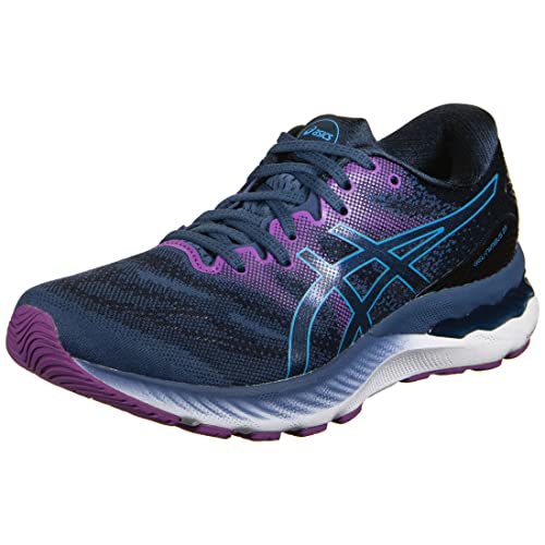 Asics Gel-Nimbus 23, Zapatillas para Correr Mujer, Grand Shark/Digital Aqua, 39.5 EU