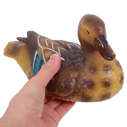 Canard Colvert en Résine Solide, Statues Résistantes Intempéries