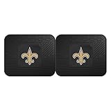 FANMATS 12307 NFL - New Orleans Saints Utility Mat - 2 Piece