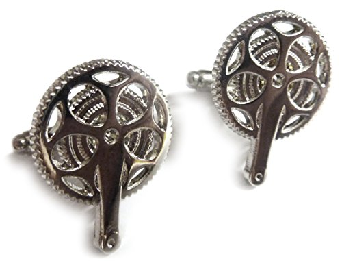 Bicycle Bike Cycling Pedal Gear Shift Backpack Suit Tuxedo Cufflinks Cuff Links Set Pair