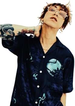 NIPOALOHA ドラゴン柄アロハシャツ 2/A　渋谷龍太モデル NIPOALOHA ドラゴン柄アロハシャツ 2/A 渋谷龍太モデル NIPOALOHA