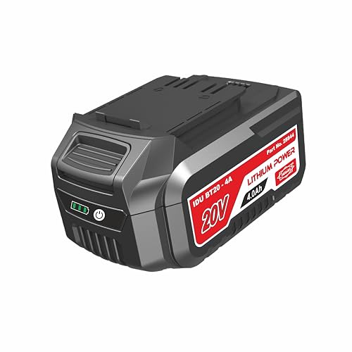 IDEAL POWER TOOLS IDU GB-480 Ultra Series Cordless Garden Blower/Leaf Blower Machine 20,500(RPM), Upto 155 km/h air streams, 4000mAh Battery and Charger Included. Certified by CE, CB, ROHS