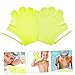 POPETPOP 2Pcs Webbed Swimming Gloves for Comfortable Swim Training Paddles for Diving Surfing and Aquatic Fitness Fluorescent for Beginners