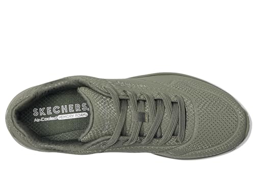 Skechers Uno Shiny Scale 177861OLV, Baskets Femme - 39 EU