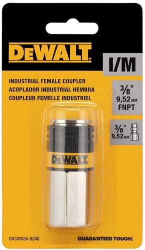 DEWALT 3/8-Inch Industrial Air Coupler with 3/8-Inch FNPT (DXCM036-0240) - image 2