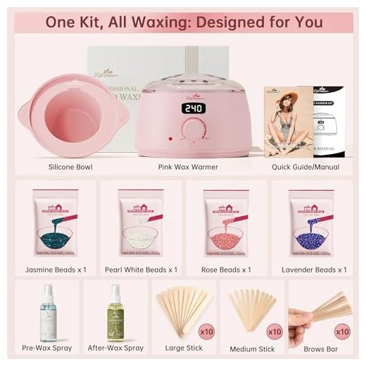 Lifestance Professional Waxing Kit for Home