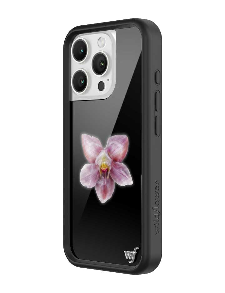 Image of Wildflower Cases - iPhone 16 Pro Compatible - Orchid | Impact-Certified 6.5 ft Drop Protection Case, Raised Protective Bumper, Cute Aesthetic Design, Women-Owned Small Business