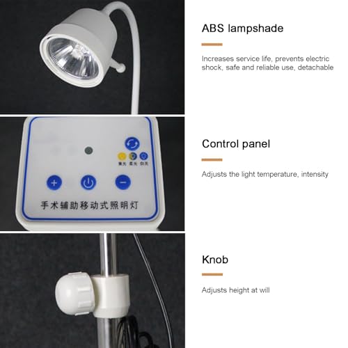Lampe d'examen médical à LED 25W Générique avec base en acier - 4