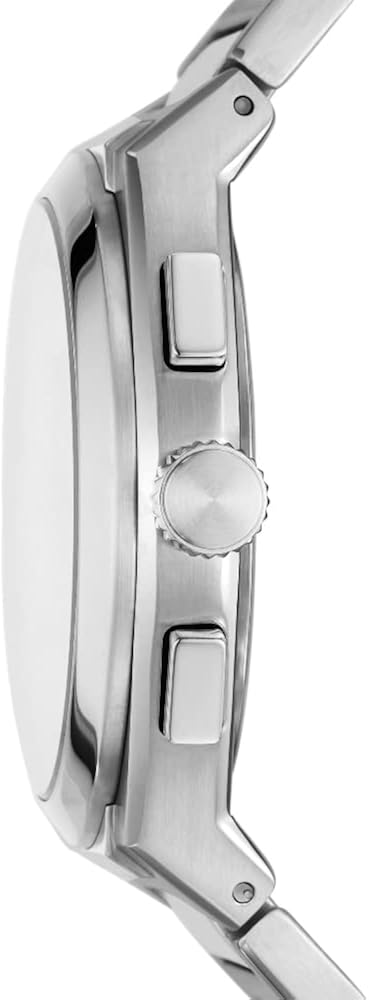 Fossil - Orologio da uomo Everett Chronograph, misura cassa 42mm, movimento cronografo