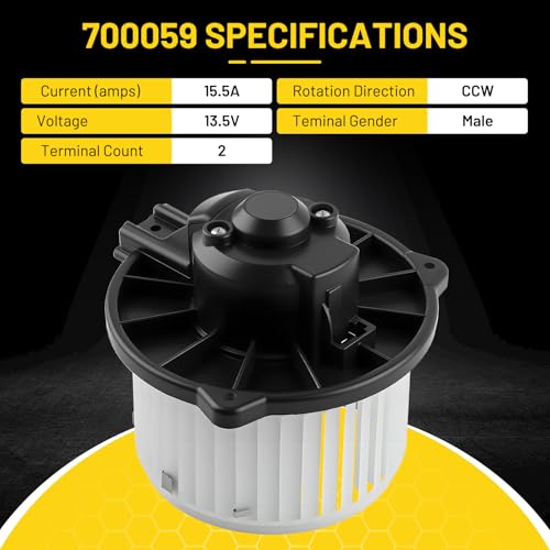 Image of 700059 HVAC Blower Motor Fit for Toyota Echo 2000-2005 | for Toyota Tacoma 1995-2004 Blower Motor Replacement TO3126104 BM2727C 87103-04030 8710352060