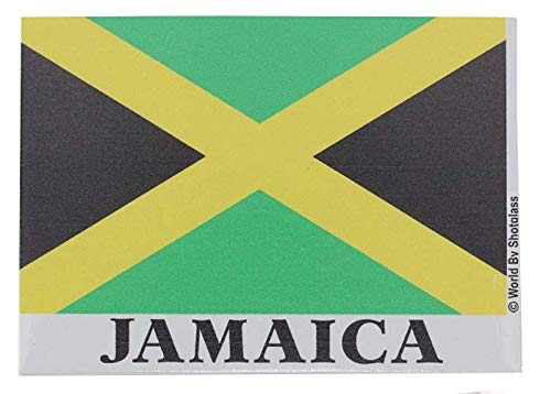 Jamaica Flag Caribbean Fridge Collector's Souvenir Magnet 2.5" X 3.5"