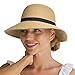 Sun Hats for Women Wide Brim Straw Hat Beach Hat UPF UV Foldable Packable Cap for Travel