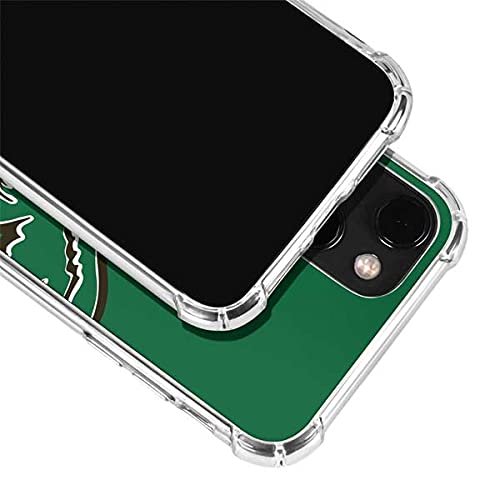 Skinit Clear Phone Case Compatible with iPhone 13 Mini - Officially Licensed NFL Philadelphia Eagles Retro Logo Design