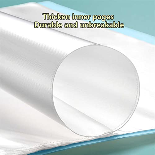 Gigesute A2 40 Pags Diamond Painting Storage Book,Clear Pockets Art Plastic Sleeves Protectors,Large Portfolio Folder,Artwork Report Sheet Letter Storage, Binder #TOP3