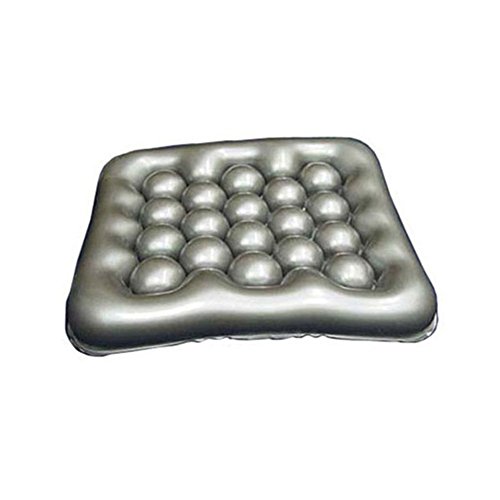 None Air Water Inflatable Cushion Seat Pad for Wheelchair Office/School/Home (Gray) - Thumbnail 2