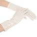 Kenmont Summer Women Sun Uv Protection Cotton Outdoor Long Driving Gloves (Beige)