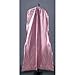 Econoco PNK72 Cover for Bridal Gowns, 3 Gauge Vinyl Taffeta Finish with Hanging Document Pocket and Center Zipper, 24"/36" x 72" (Pack of 36)
