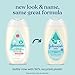 Johnson's Baby Comfort Touch Newborn Baby Face & Body Lotion, Silky Moisturizing Lotion, Baby Essentials, Hypoallergenic, No added Parabens &Dyes, 13.6 fl. oz