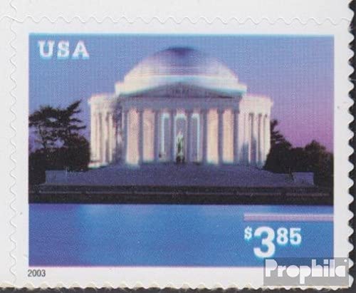 U.S. 3624II Bf (Complete.Issue.) Année 2003 non monté Menthe/Jamais charnière ** MNH 2003 Jefferson Memorial (Timbres pour collectionneurs