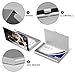 VstaDank Skull Business Card Holder Fashion Aluminum Alloy Flip Cover Credit Card Holder High End Professional Name Cards Case Exquisite Pocket Metal Cards Holder for Work