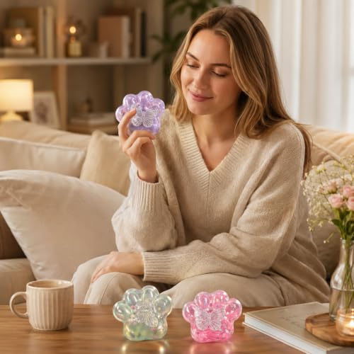 Image of 3PCS Taba Squishy Cat Paw, Taba Squishy for Relaxing Sensory Fidget Pinch Family for Kids Cat Paw Squeeze Cute Beautiful Cat Paw (REEEN)