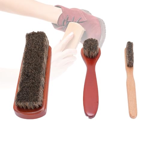 Kit de cepillo para zapatos Hidyliu ideal para mantener tu equipaje y botas 3