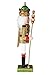 Clever Creations Gold King 12 Inch Traditional Wooden Nutcracker, Festive Christmas Décor for Shelves and Tables