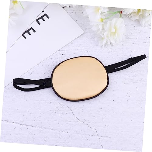 KALLORY 4 Pcs Tapa-olho Ajustável Tapa-olho De Seda Tapa-olhos De Estrabismo Tapa-olho Com Alça Tapa