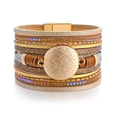 Boho Stone Charm Bracelets(brown)