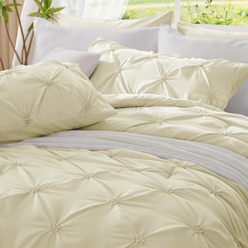 Image of BEDELITE Twin Comforter Set Beige,Lightweight & Soft Comforter