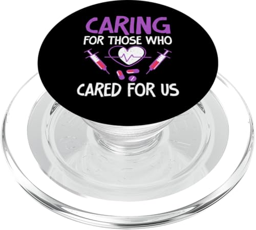 Cuidando a quienes nos cuidaron Enfermera Geriátrica PopSockets PopGrip para MagSafe