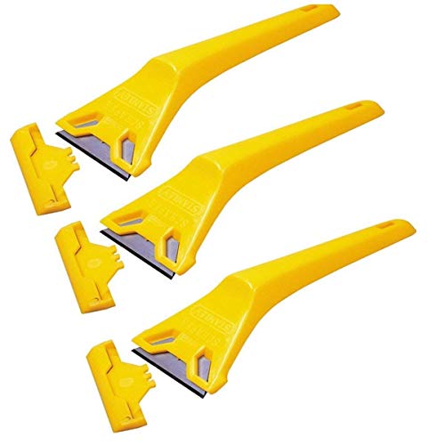 3 X Window Scraper 0-28-590 Decorators Glass Paint Remover Scrapers