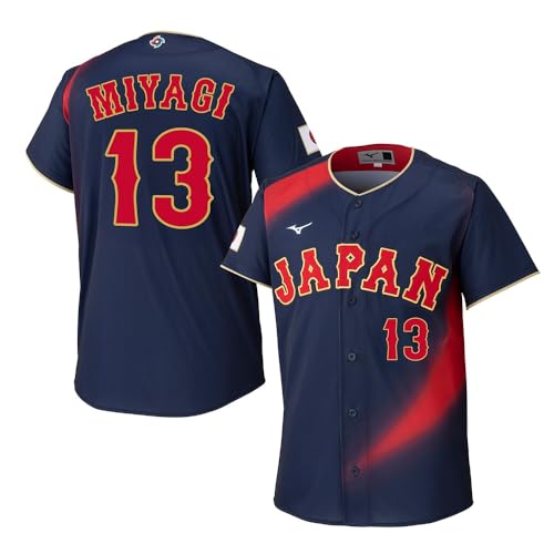 [�~�Y�m] �싅 ���v���J���j�t�H�[��(�r�W�^�[)�^�I�薼�E�ԍ�����y2026 WORLD BASEBALL CLASSIC TM�z �{�� ��� L�T�C�Y 12JRMJ93