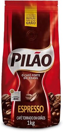 Cafe-Pilao Espresso Coffee Beans | Medium Roast | Pack of 1kg.