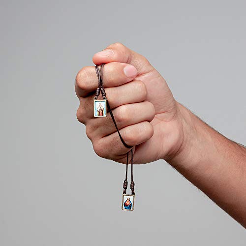 Intercession™ Metal Catholic Scapular (Small)3