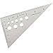 Alumicolor Ludwig Precision 6-Inch 30-60-90-Degree Triangle