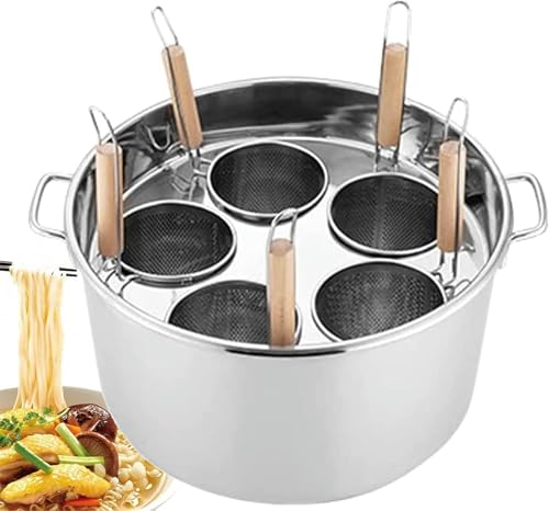 Ensemble de casseroles à pâtes multi-trous avec paniers passoires