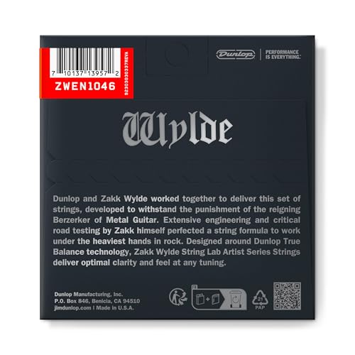 Jim Dunlop Zakk Wylde String Lab Electric Guitar Strings 10-46 - Image 8