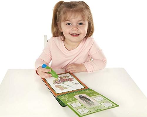 Melissa & Doug Water WOW! Jungle Magic Painting Books with Water Pens | Water Colouring Books for Children Age 3 4 5 6 7 | Travel Toys for Toddlers on Plane Activities for Kids Travel Activity Packs