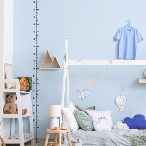 Miniatura 4 de Adhesivo Para Medir La Altura, Adhesivos Para Pared Con Tabla De Altura Para Niños, Regla Adhesiva Con Indicador De Altura, Decoración De Pared Para Colgar, Para Dormitorio, Guarderías, 2 Metros