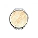 Marble CeracTile Twill Chilled Pattern Hand Compact Mirror Round Portable Pocket Glass