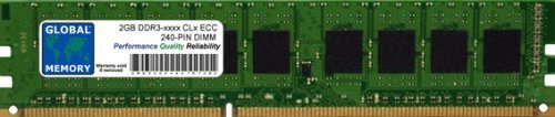 2GB DDR3 800/1066/1333/1600MHz 240-PIN ECC DIMM (UDIMM) MINNE RAM FÖR SERVERAR/ARBETSSTATIONER/MOTORBOARDS