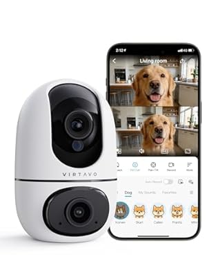 VIRTAVO Dual-Lens 360° Pet Camera