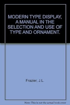 Hardcover Modern Type Display Book