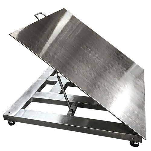 212 Main 5000 lbs Lift Up Washdown Floor Scale - 4.2 inch x 4 x 4 ft.