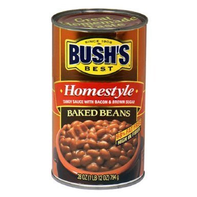 bush baked beans homestyle - Bush's Best, Homestyle Baked Beans, 28oz Can (Pack of 4)