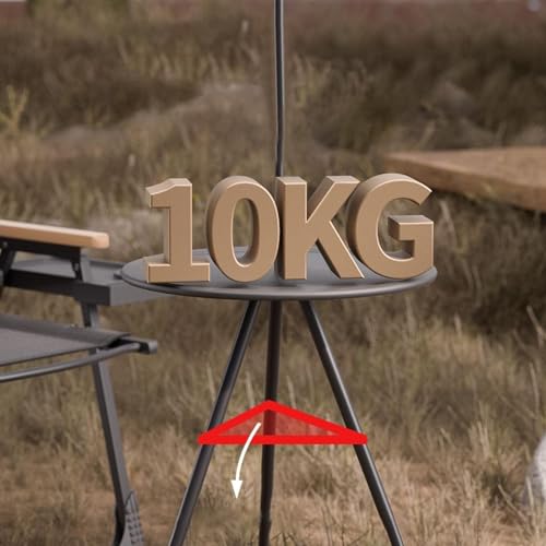 Table de pique-nique pliante légère et compacte à deux niveaux - 6