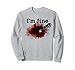 Estoy bien Divertido Horror Cuchillo ensangrentado Herida de Sudadera